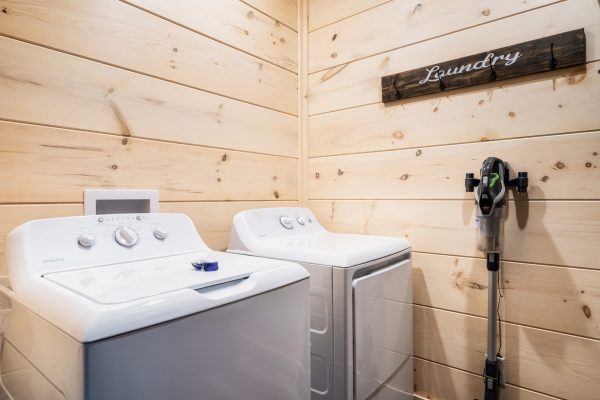 Packing light or don't want to bring dirty clothes home? We've got you covered with our private laundry area.