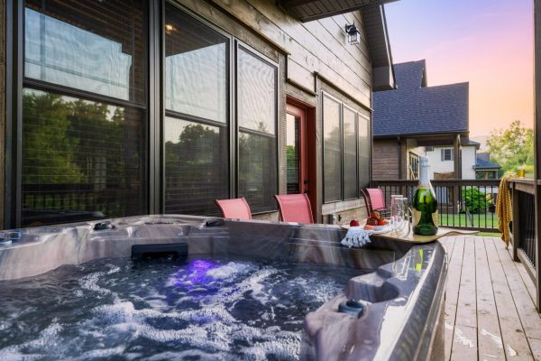 Unwind with the hot tub after a full day of activities