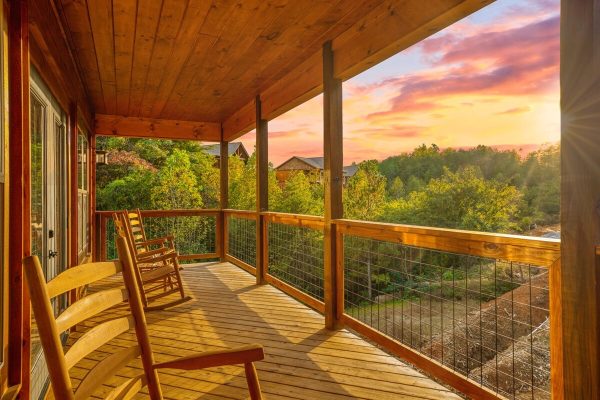Deck | Disclaimer: the property has little to no mountain view. We do not advertise this property to have scenic views.